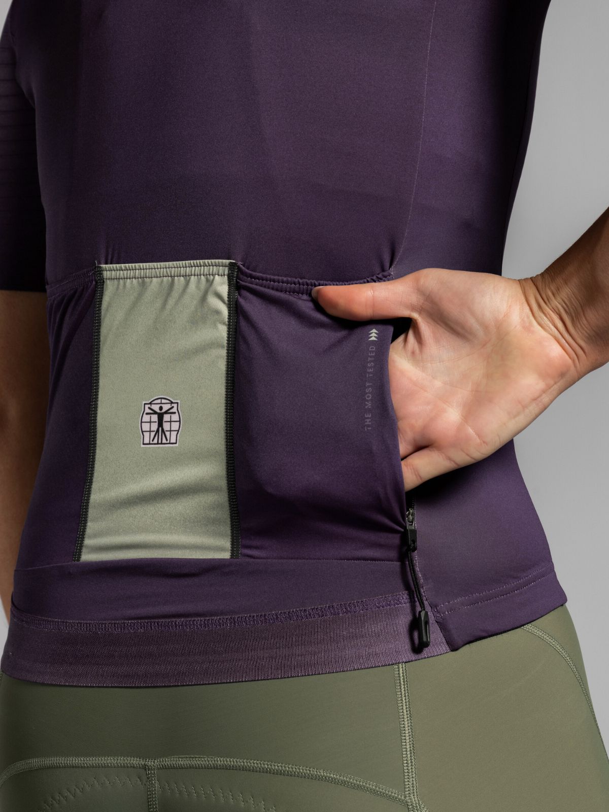 Icon Dames Wielershirt Dark Violet