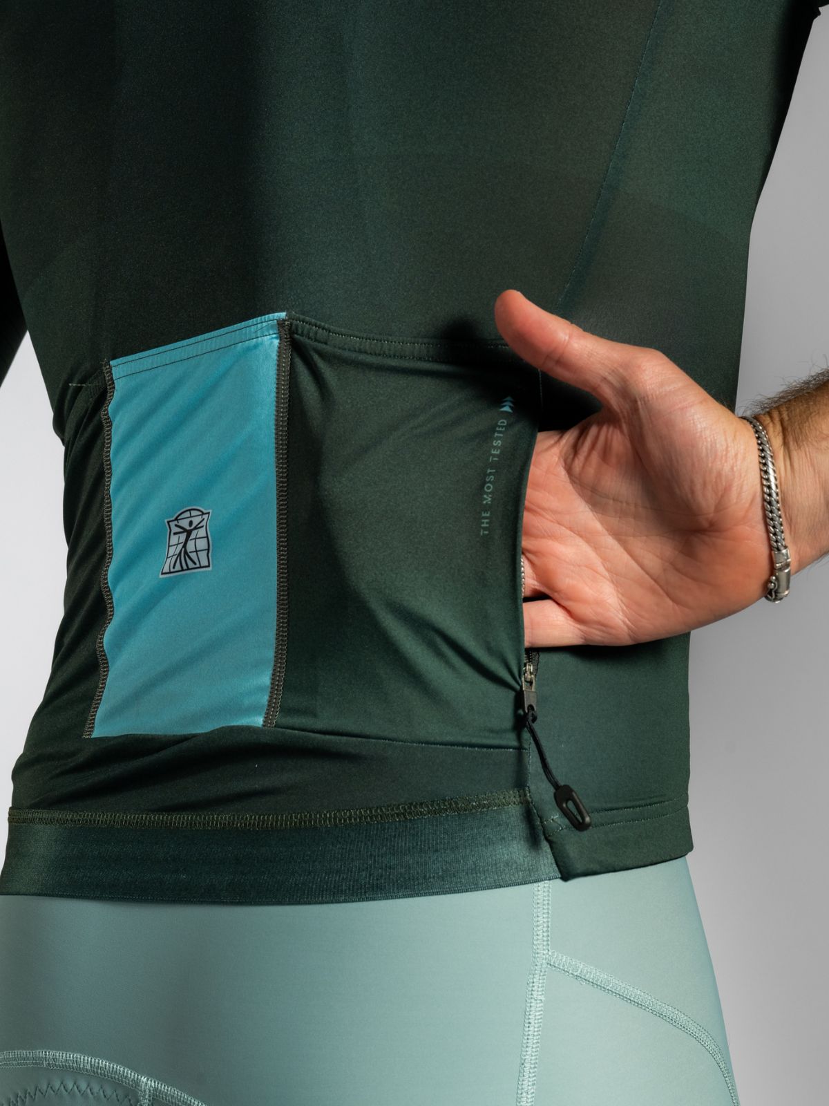 Icon Wielershirt Emerald Green