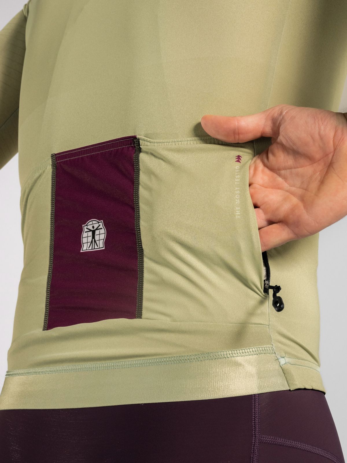 Icon Wielershirt Pistachio Milk