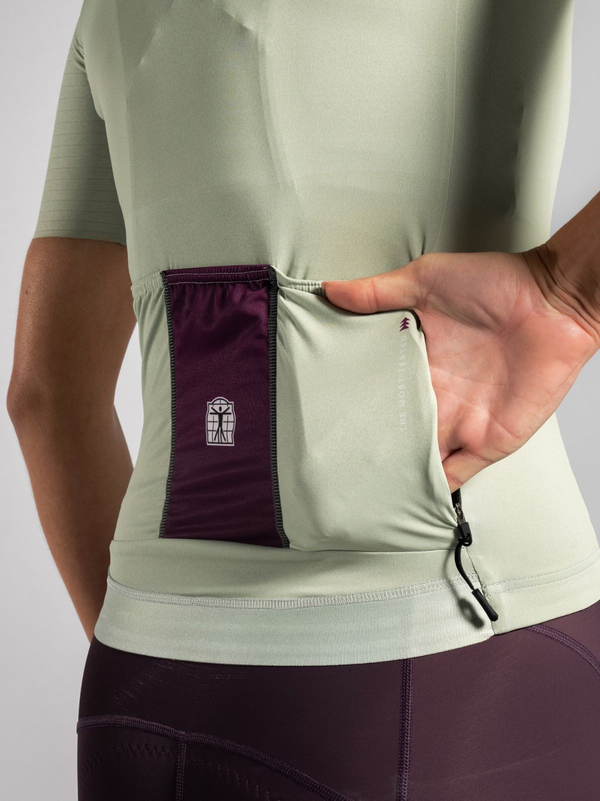 Icon Dames Wielershirt Pistachio Milk