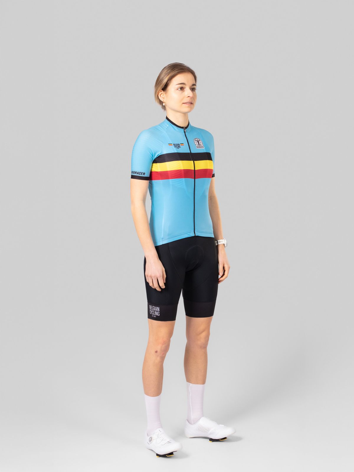 Maillot classique officiel pour femmes de l'icône belge du cyclisme