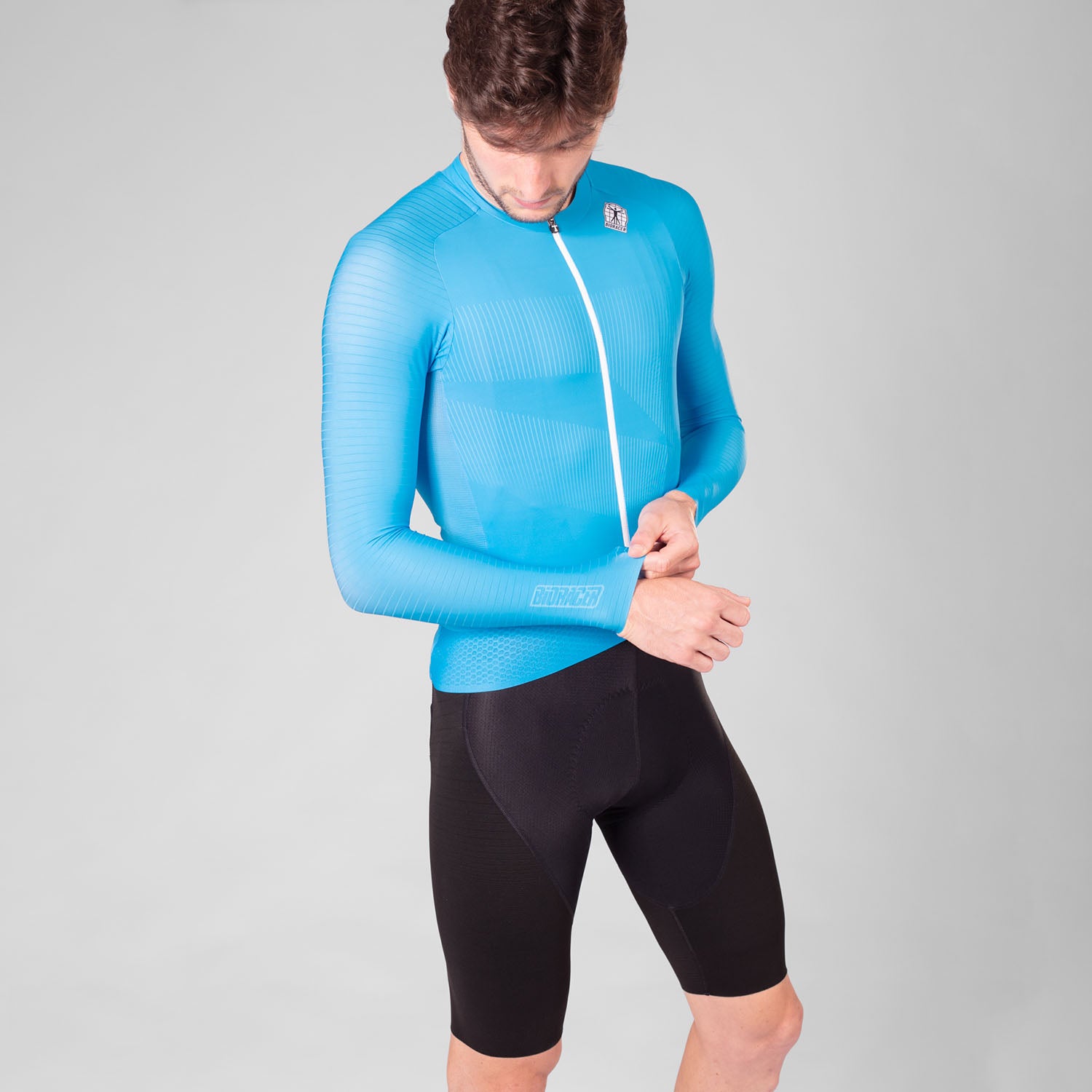 Epic Wielershirt Lange Mouwen Azure