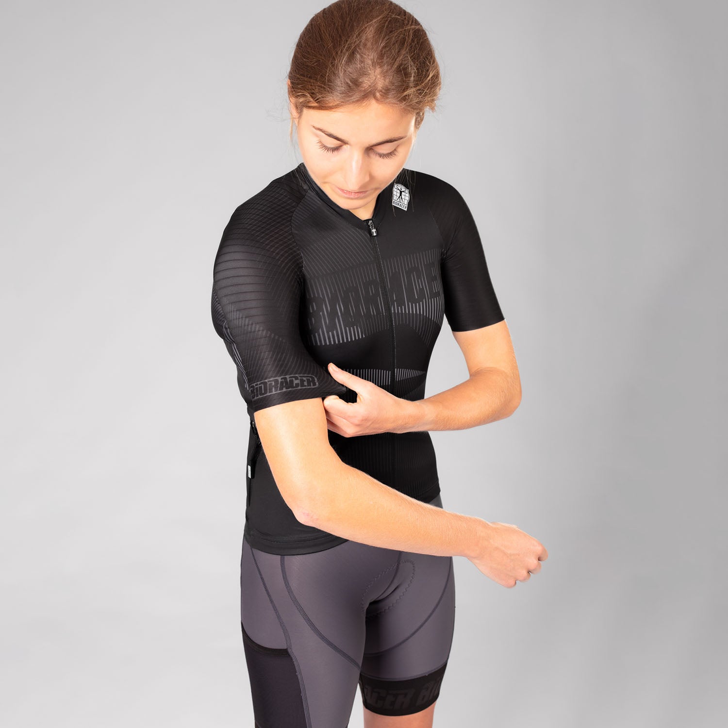 Icon Dames Wielershirt Black