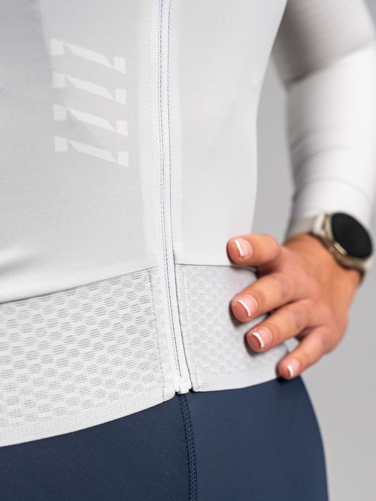 Maillot de manga larga Epic Cool Grey para mujeres