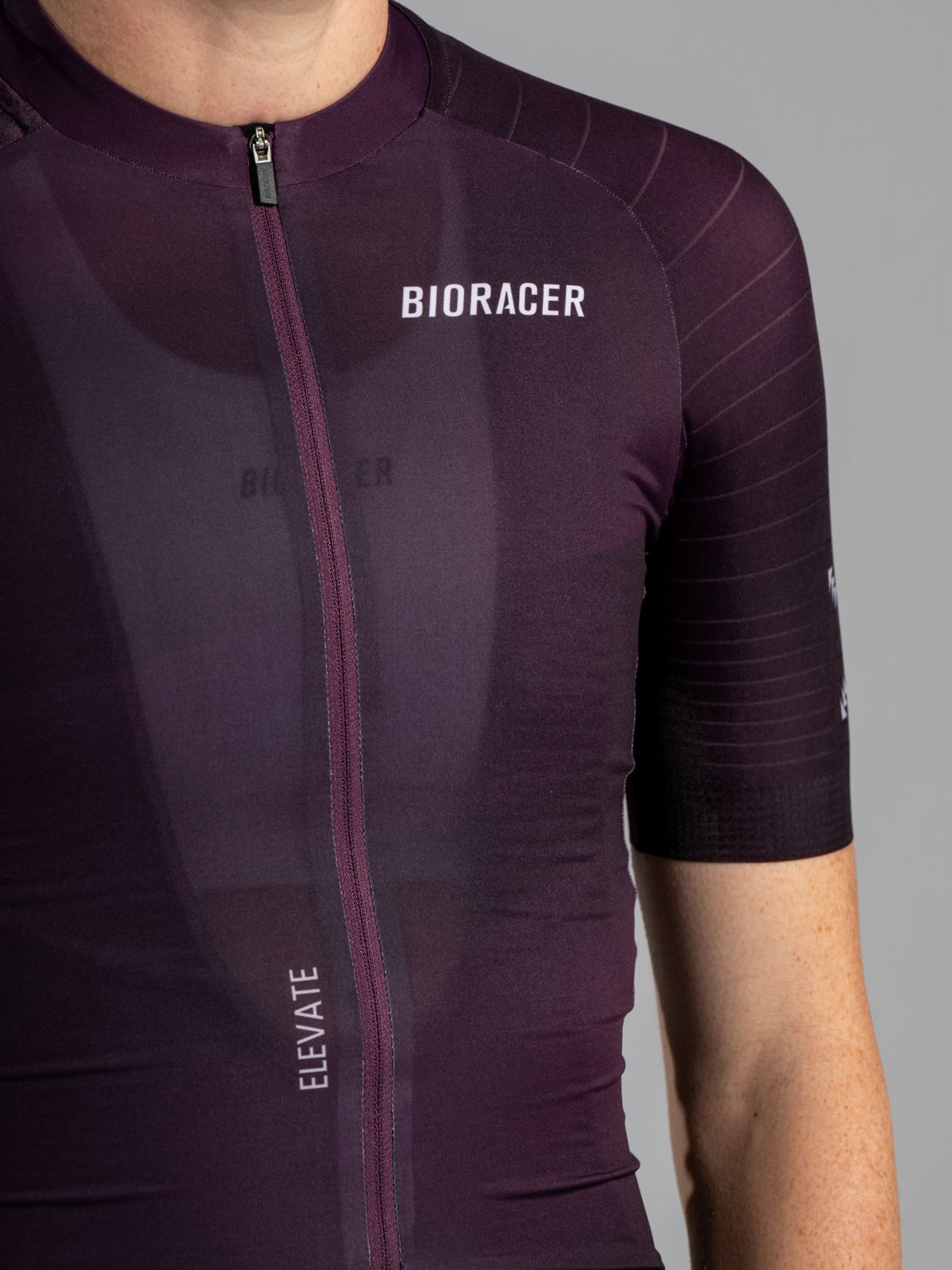 Epic Dames Wielershirt Burgundy Red