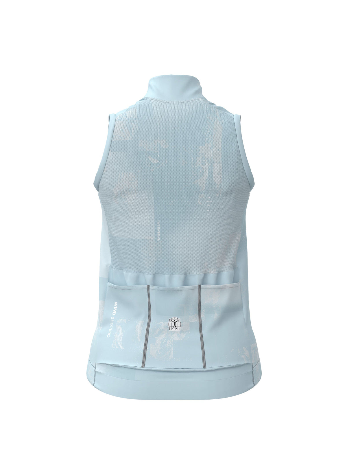 Women's Wind Gilet Static Blue