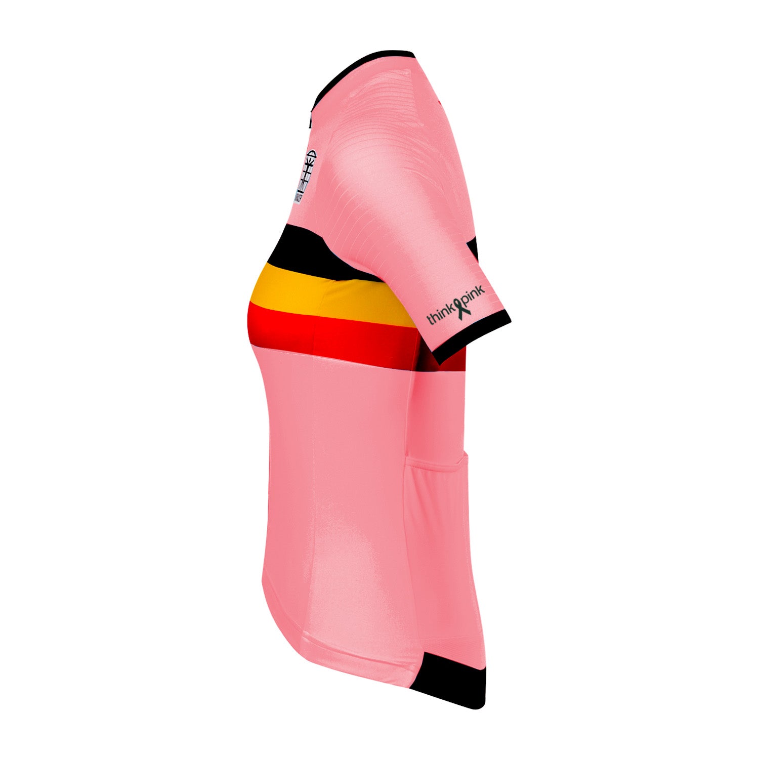 Officiële Belgian Cycling Icon Dames Wielershirt – Think Pink Editie