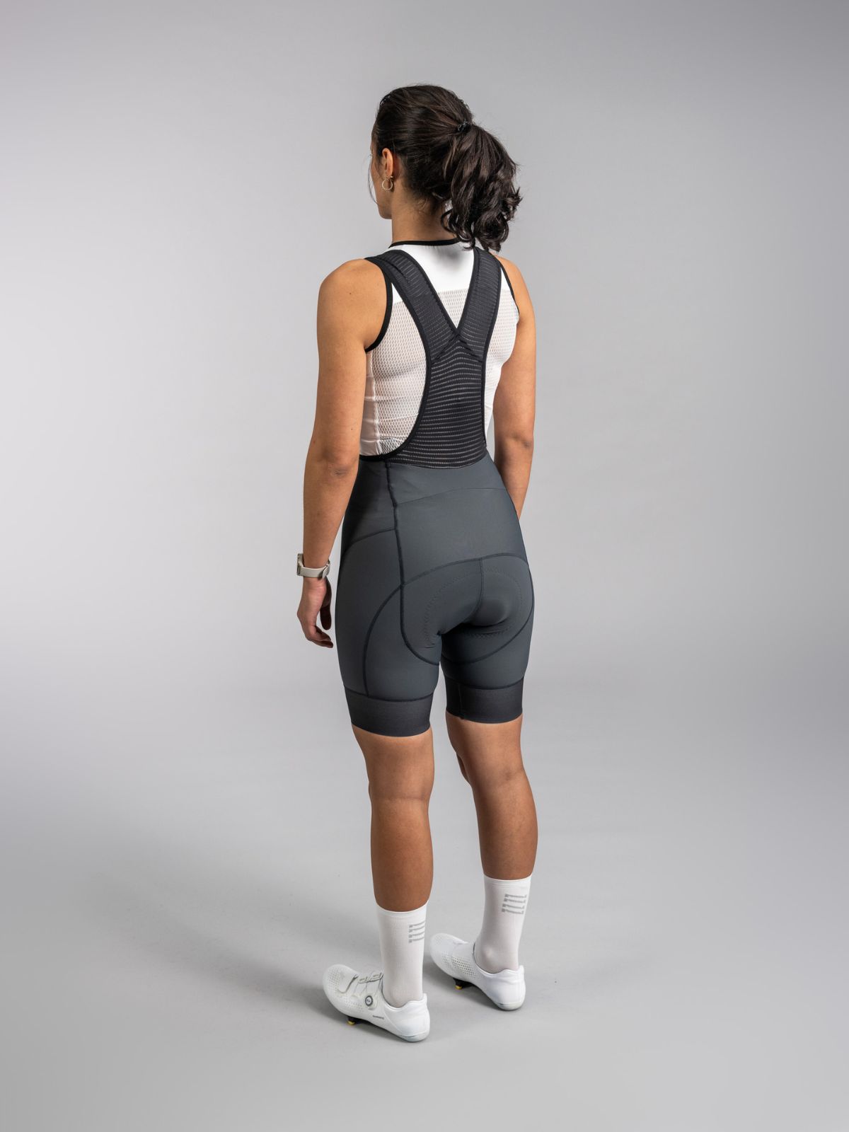 Icon Damen-Trägerhose Grau