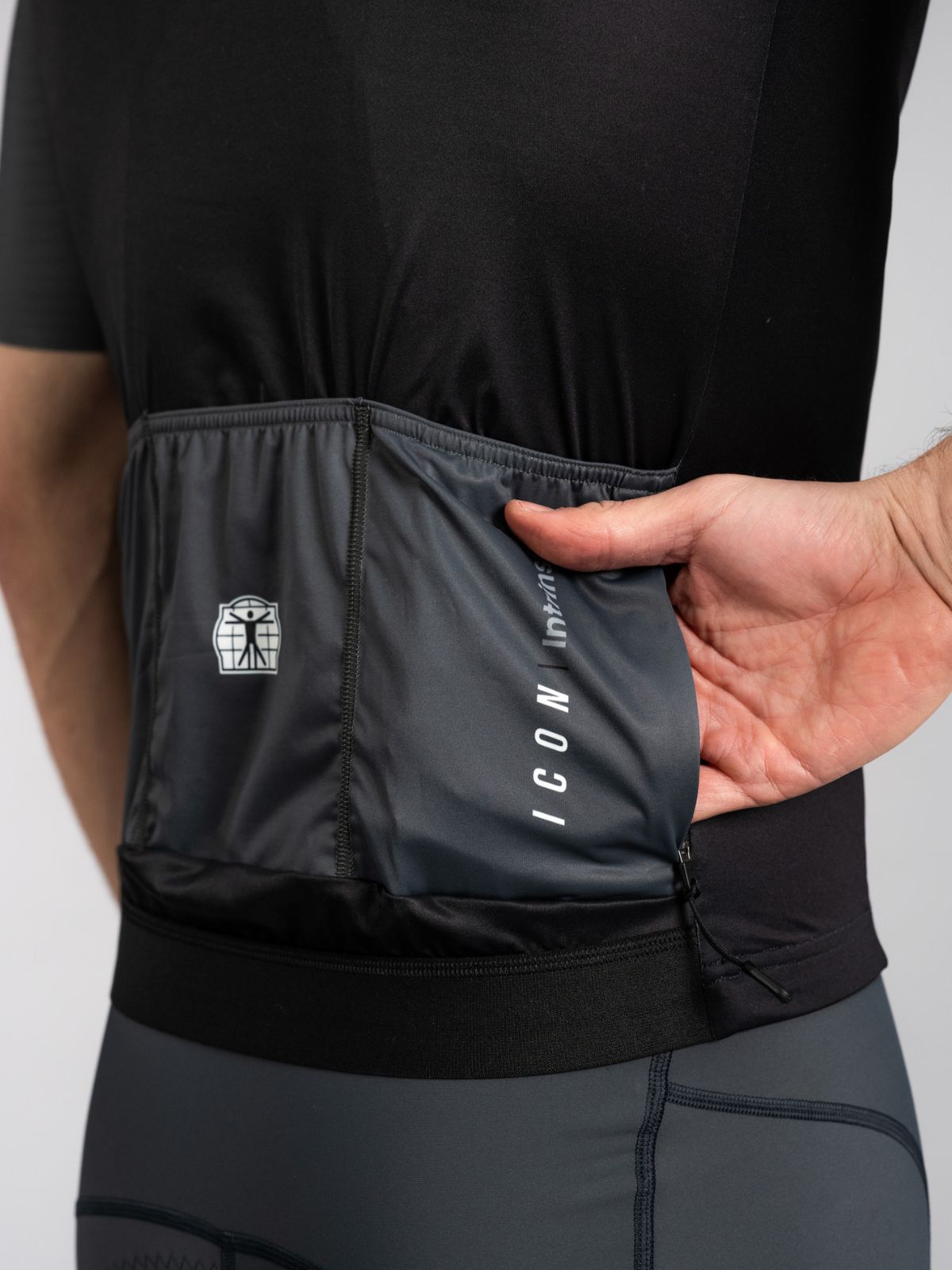 Maillot Icon Black – Anthracite
