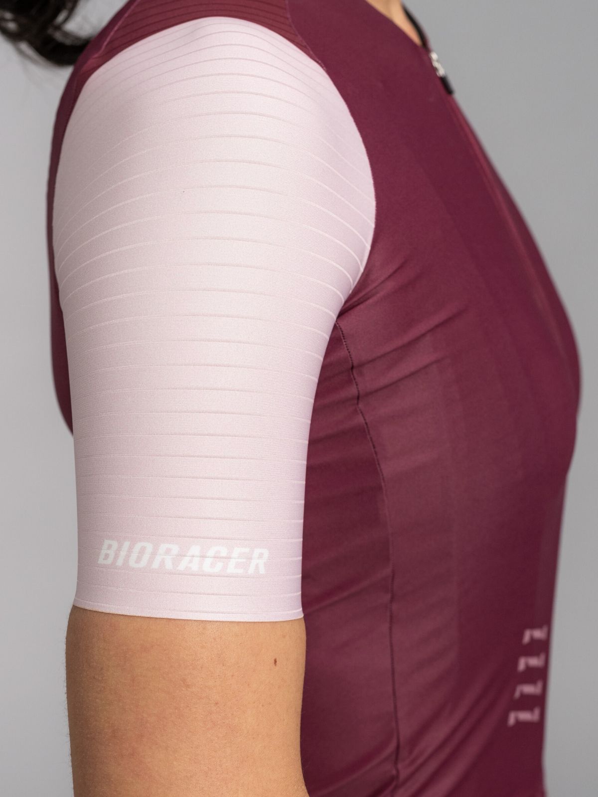 Maillot Icon Bordeaux – Pink para mujeres