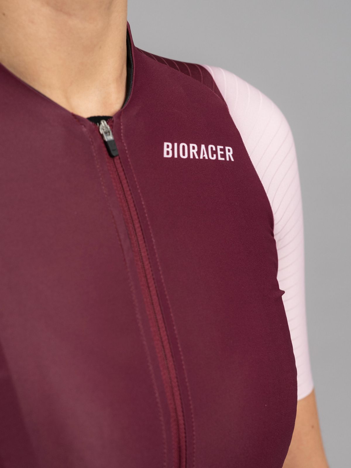 Maillot Icon Bordeaux – Pink para mujeres