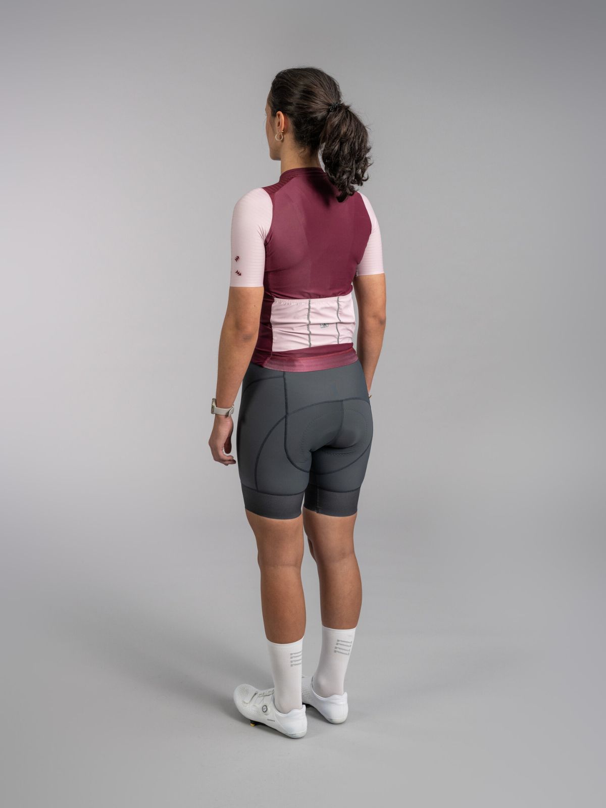 Maillot Icon Bordeaux – Pink para mujeres