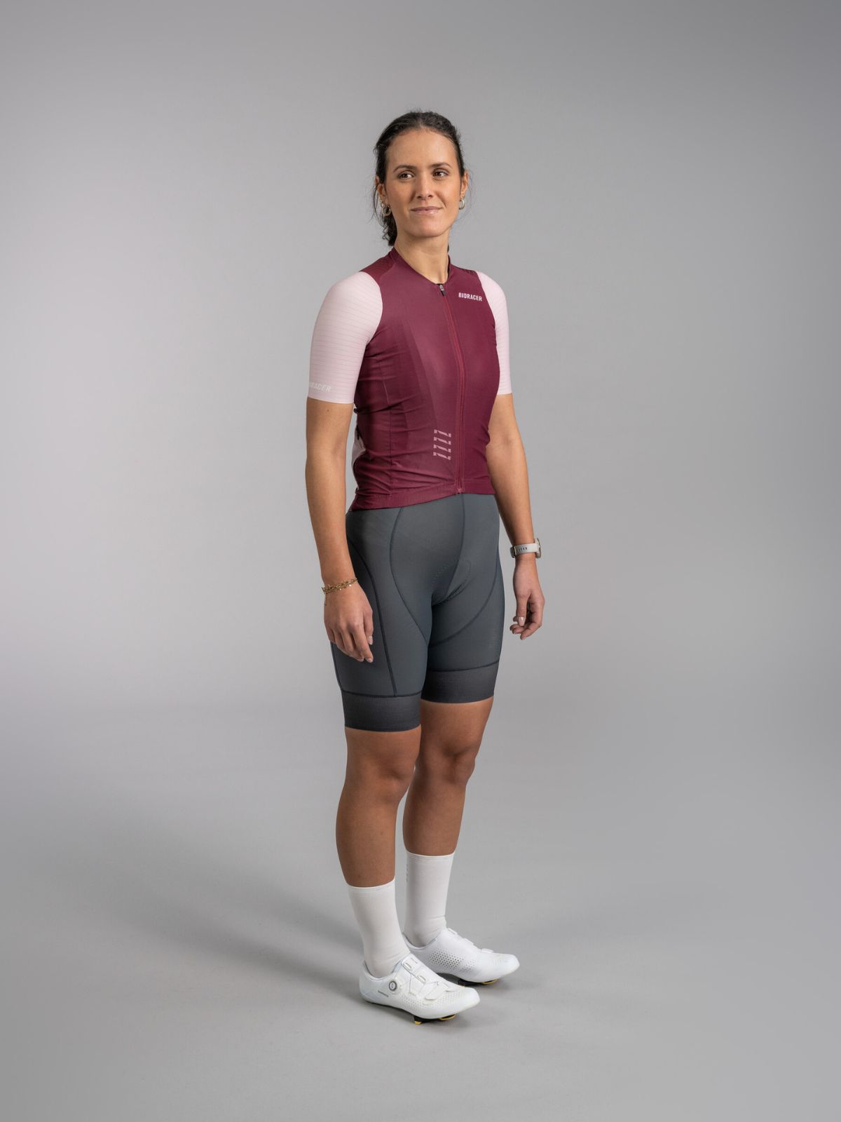 Maillot Icon Bordeaux – Pink para mujeres