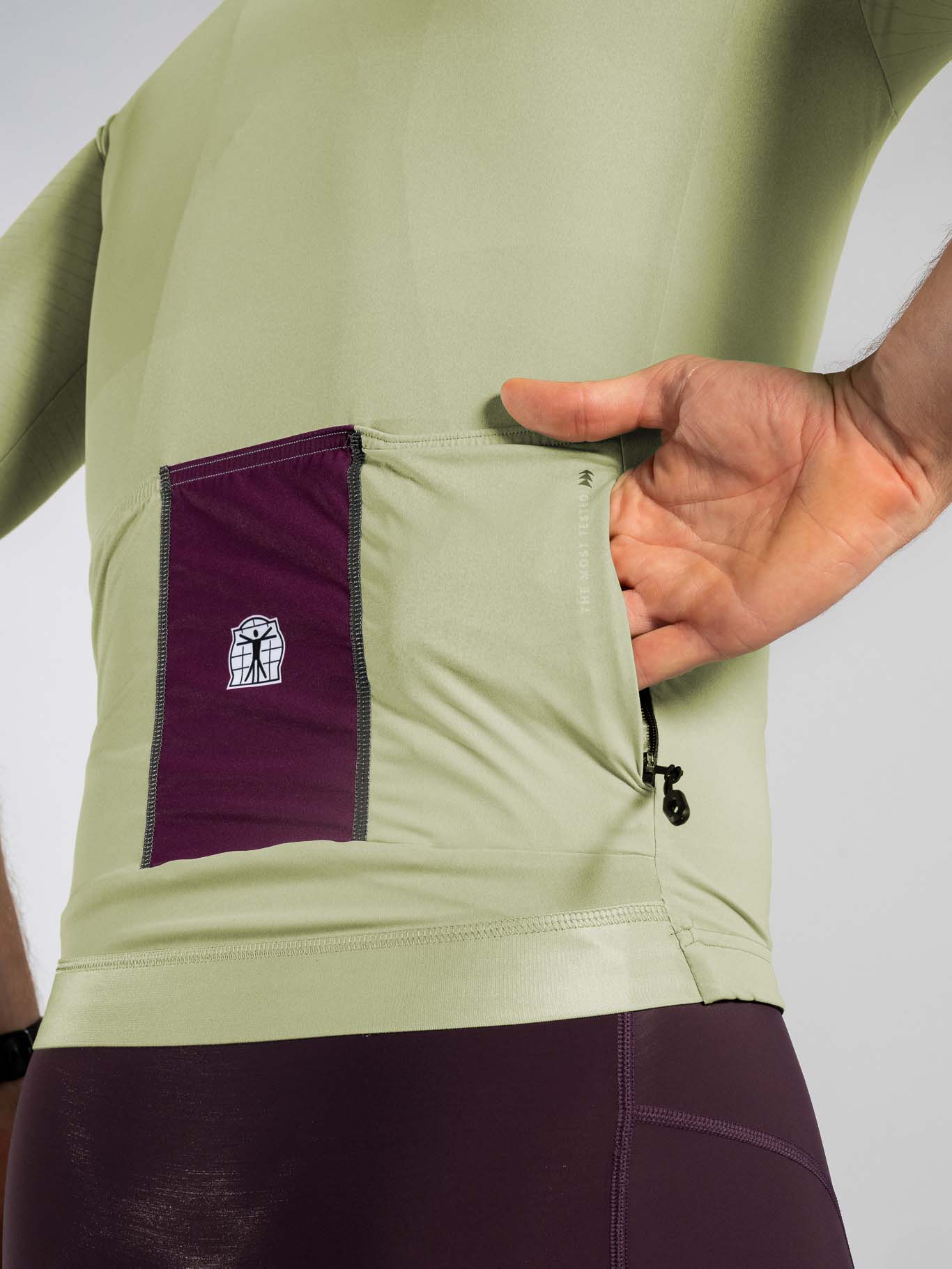 Icon Wielershirt Pistachio Milk