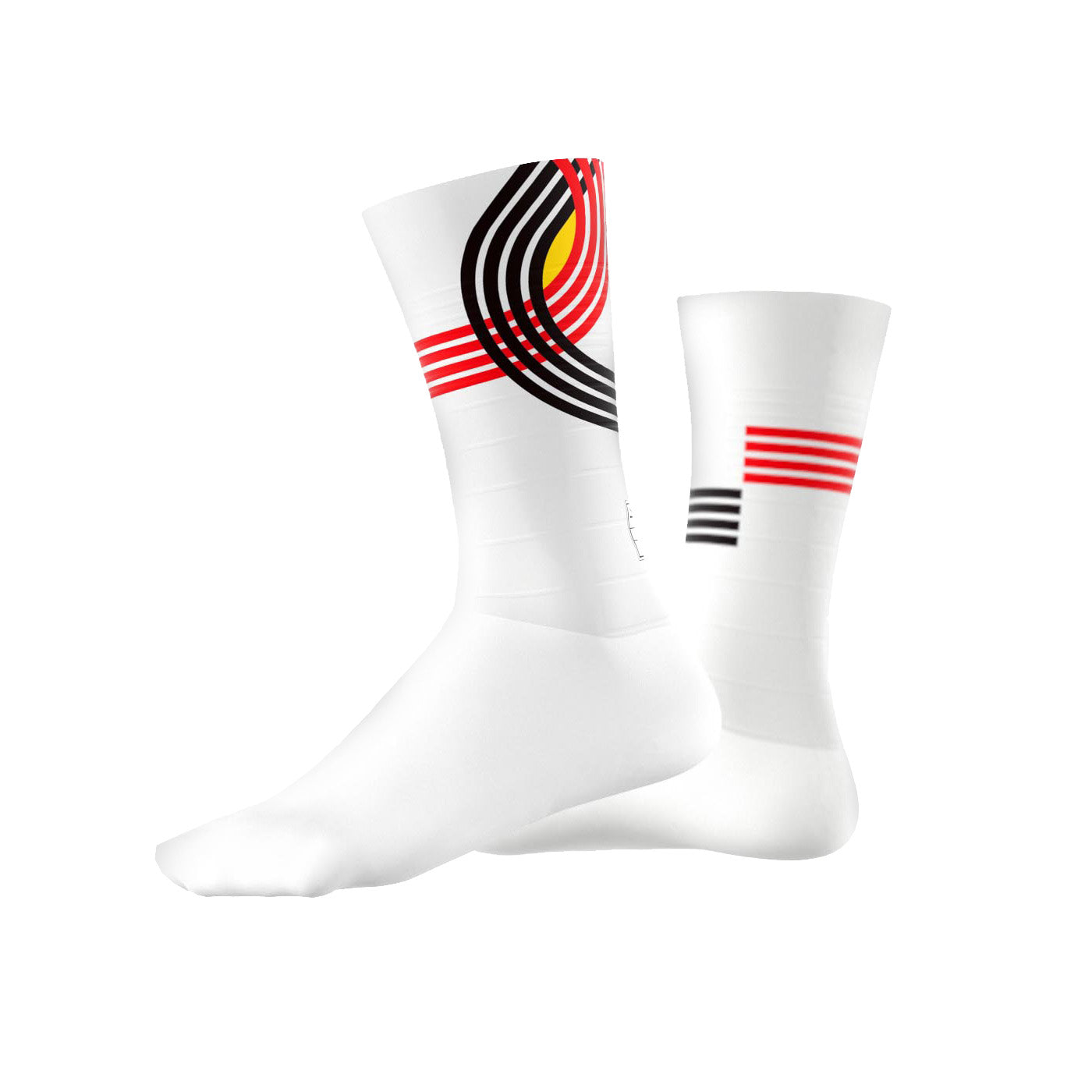 Officieel Team Belgium Technische Sokken Wit – Olympische Editie