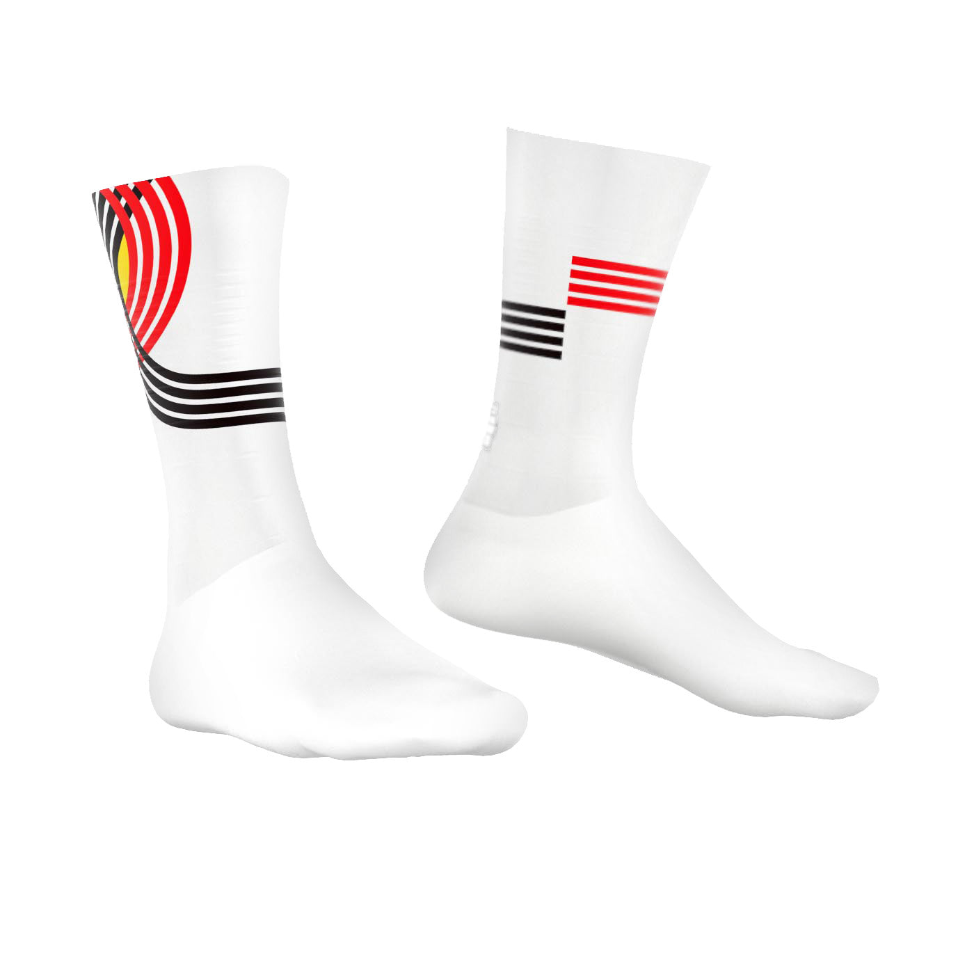 Officieel Team Belgium Technische Sokken Wit – Olympische Editie