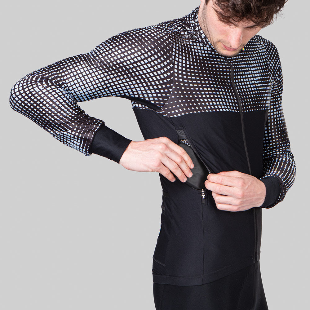Spitfire Tempest Light Jacket OP Art Blue