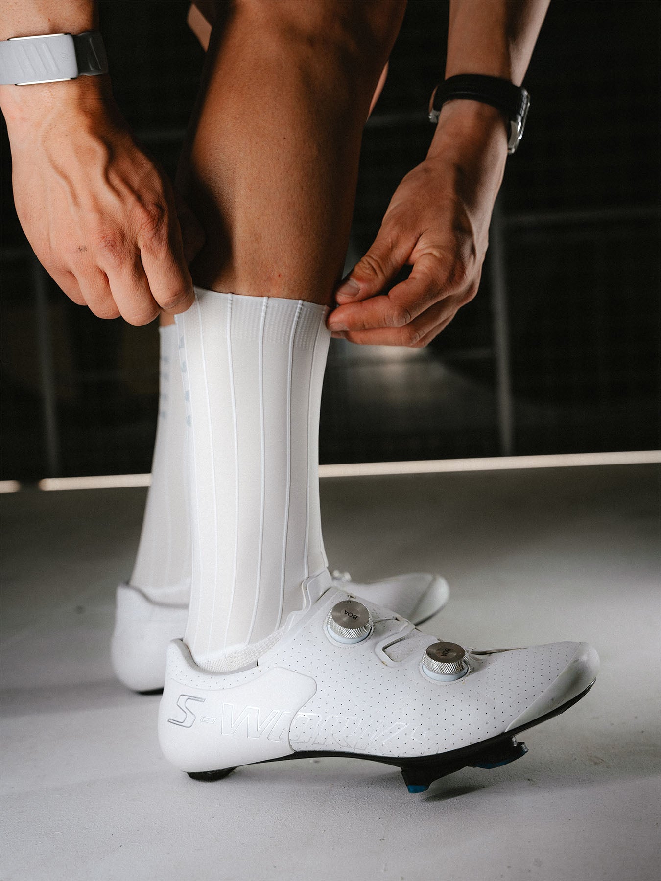 Chaussettes Speedwear Aéro White - Lot de 2