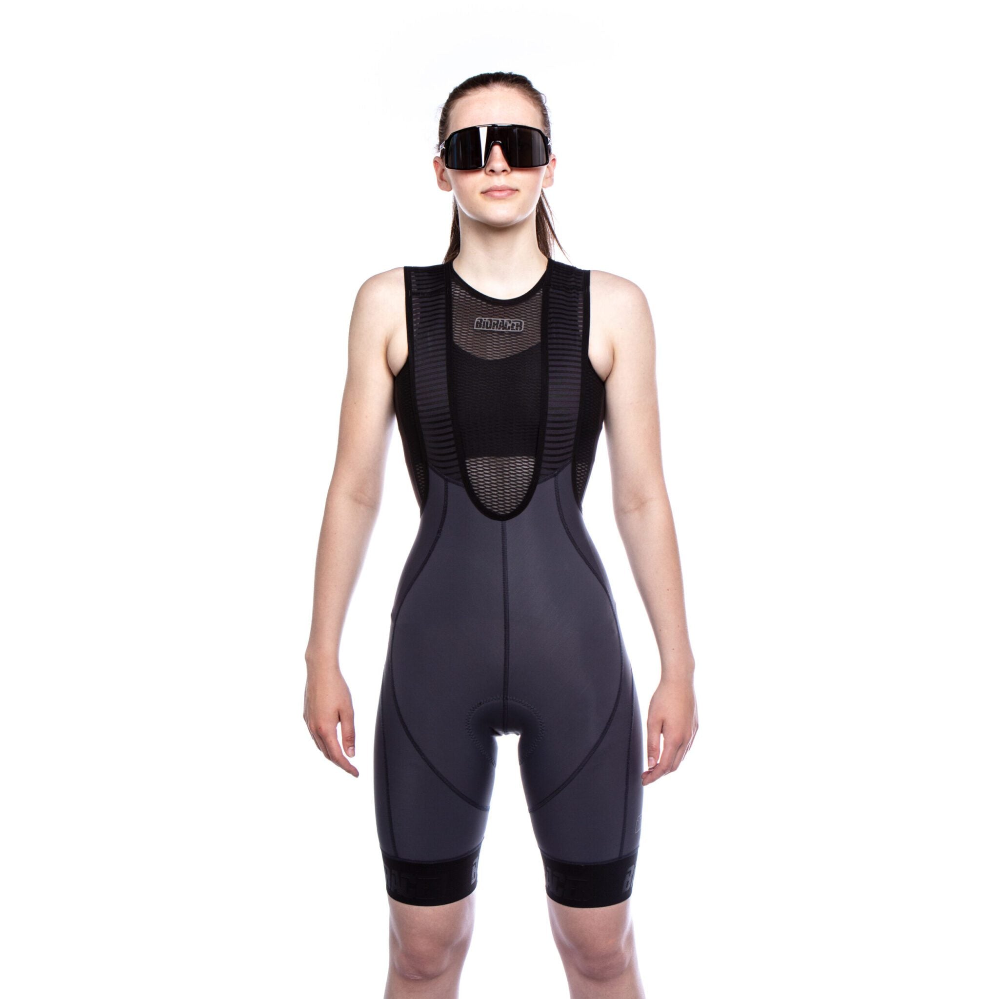 Icon Cargo Bibshorts Women Grey