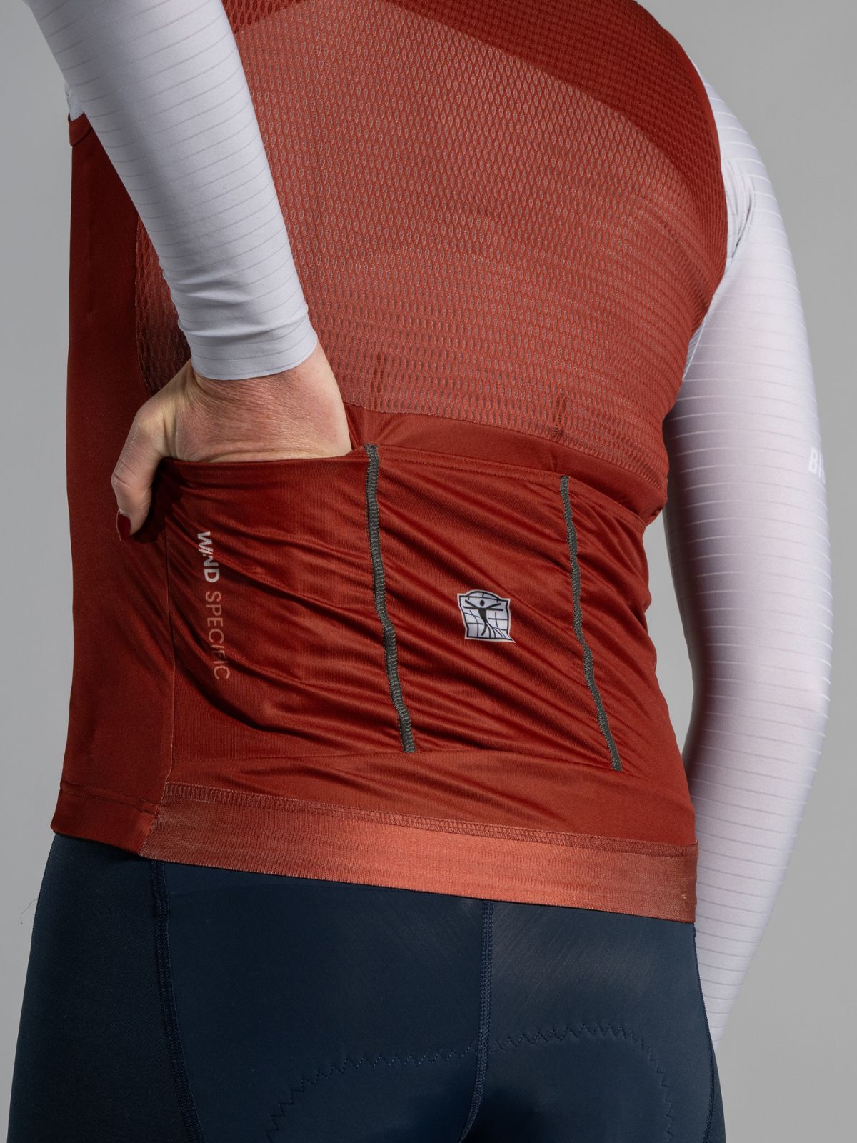 Dames Wind Body Terra Cotta