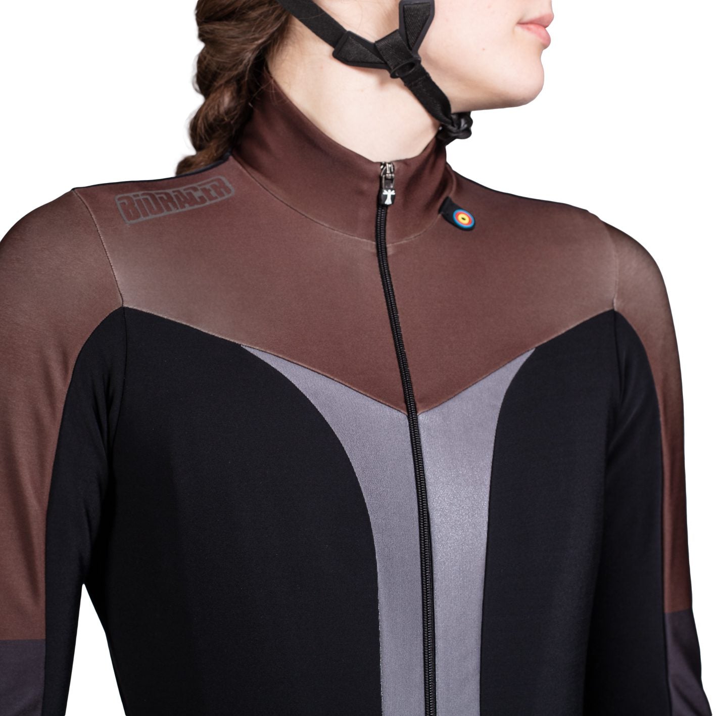 Vesper Tempest Pixel Women's Jacket Dark Chocolate
