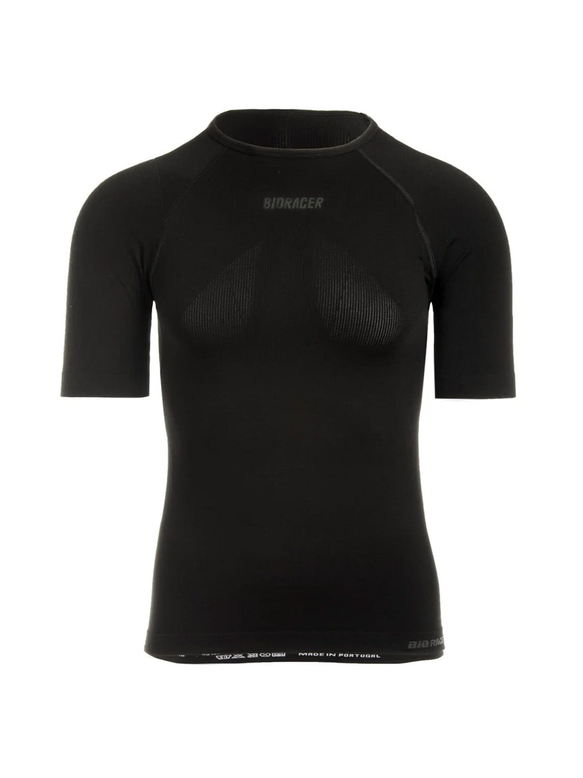 Camiseta interior de manga corta Negro