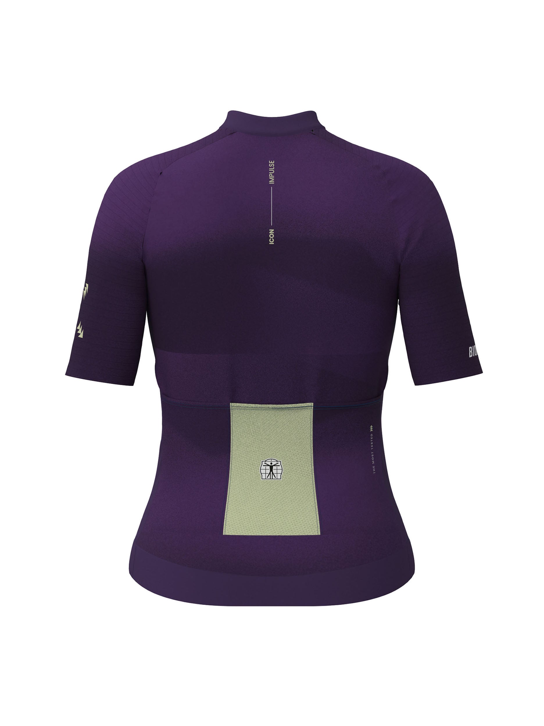 Icon Dames Wielershirt Dark Violet