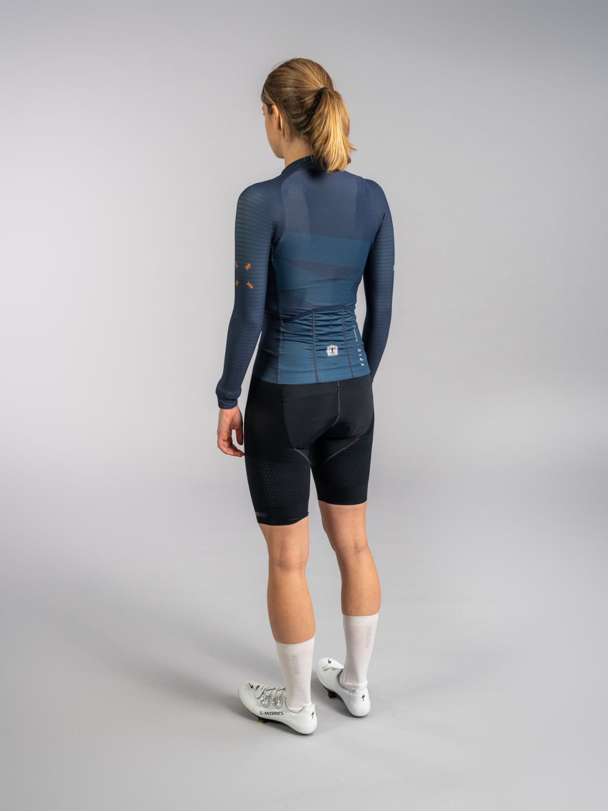 Epic Dames Wielershirt Lange Mouwen Misty Nautica