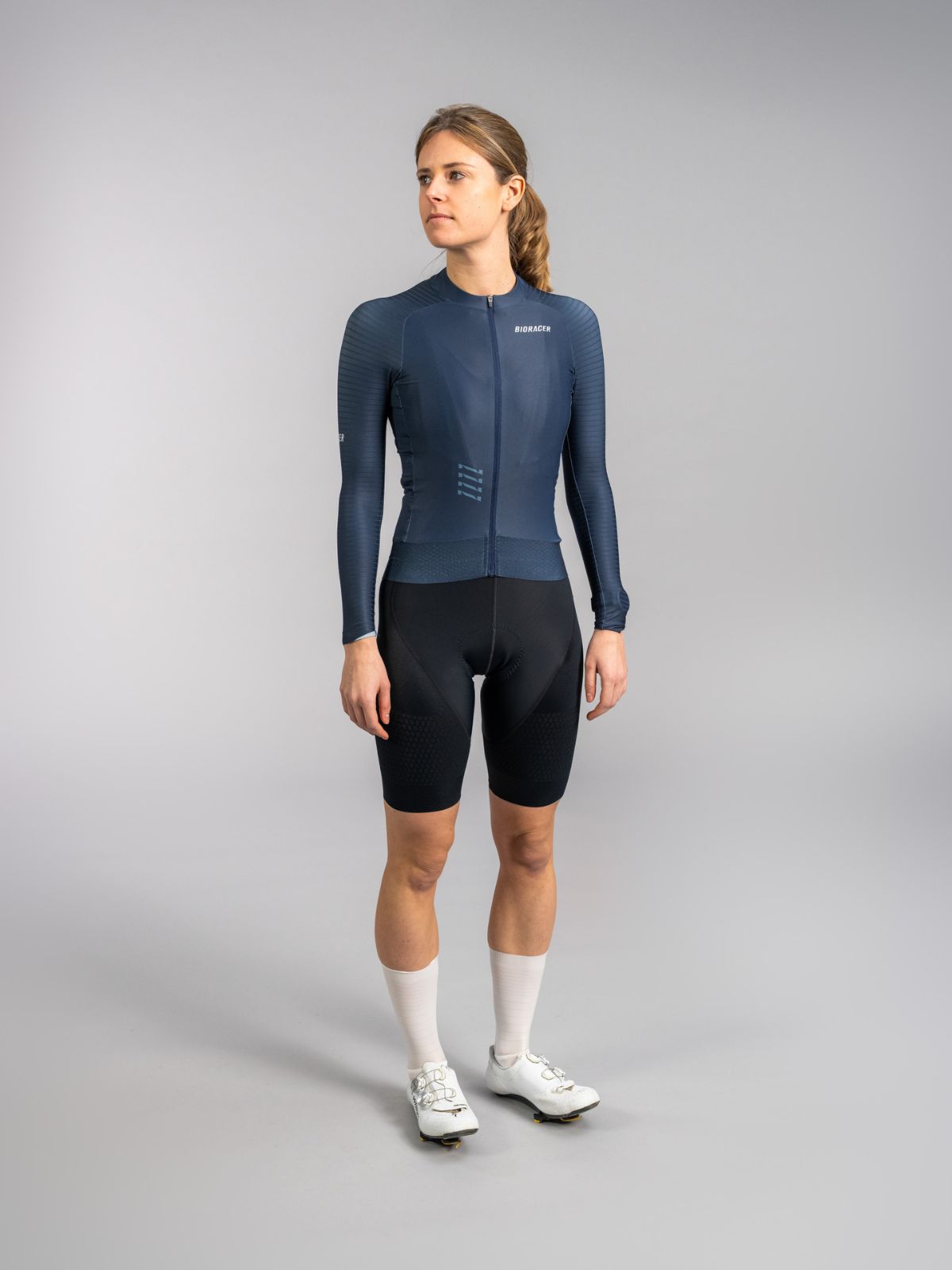 Epic Dames Wielershirt Lange Mouwen Misty Nautica