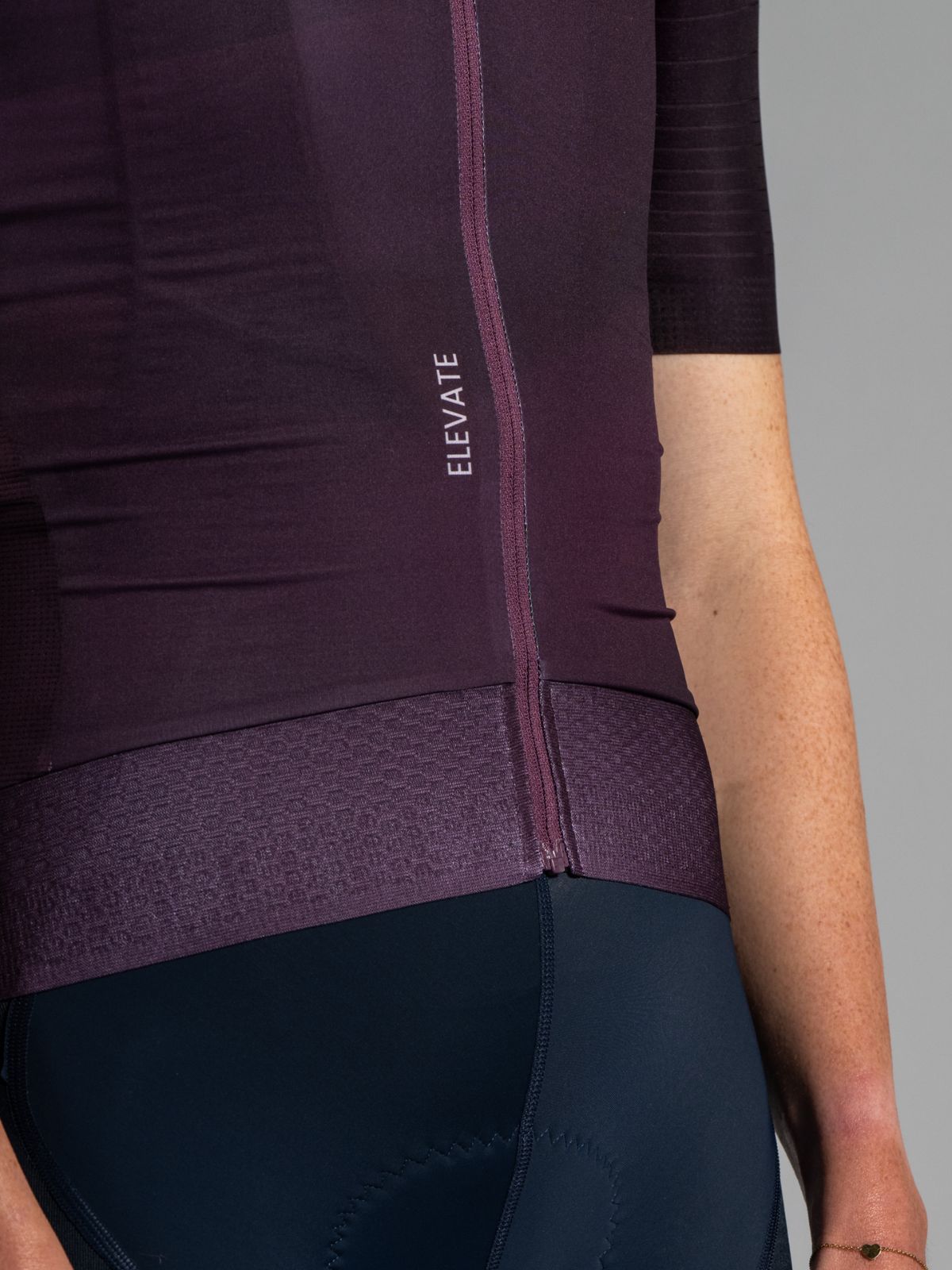 Epic Dames Wielershirt Burgundy Red