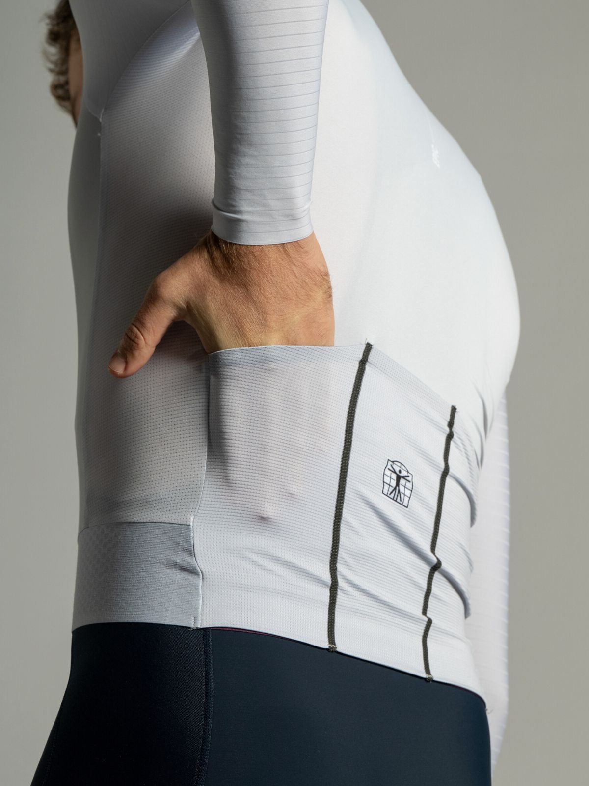 Epic Wielershirt Lange Mouwen Cool Grey