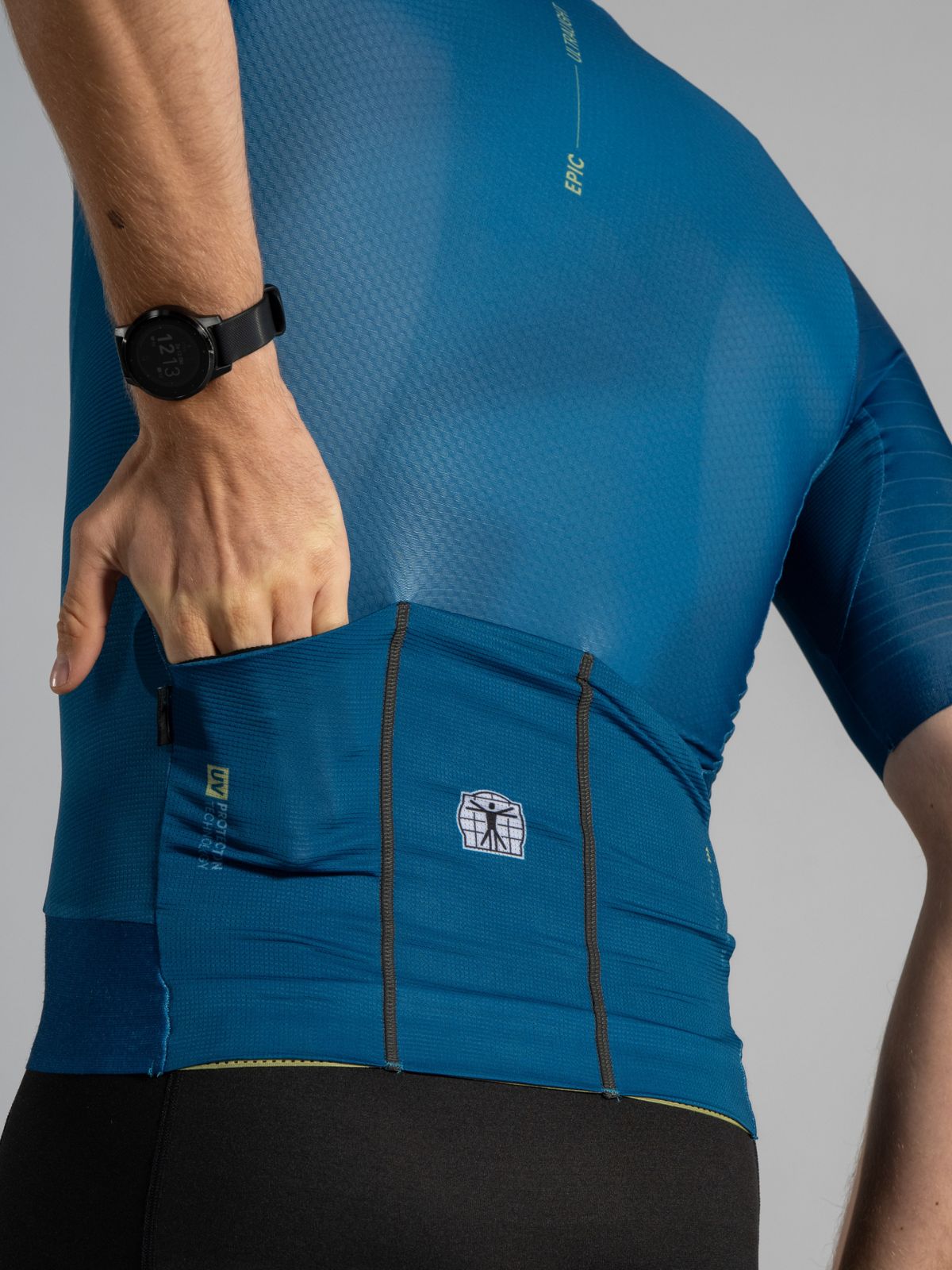 Epic Utralight Wielershirt Petrol Blue