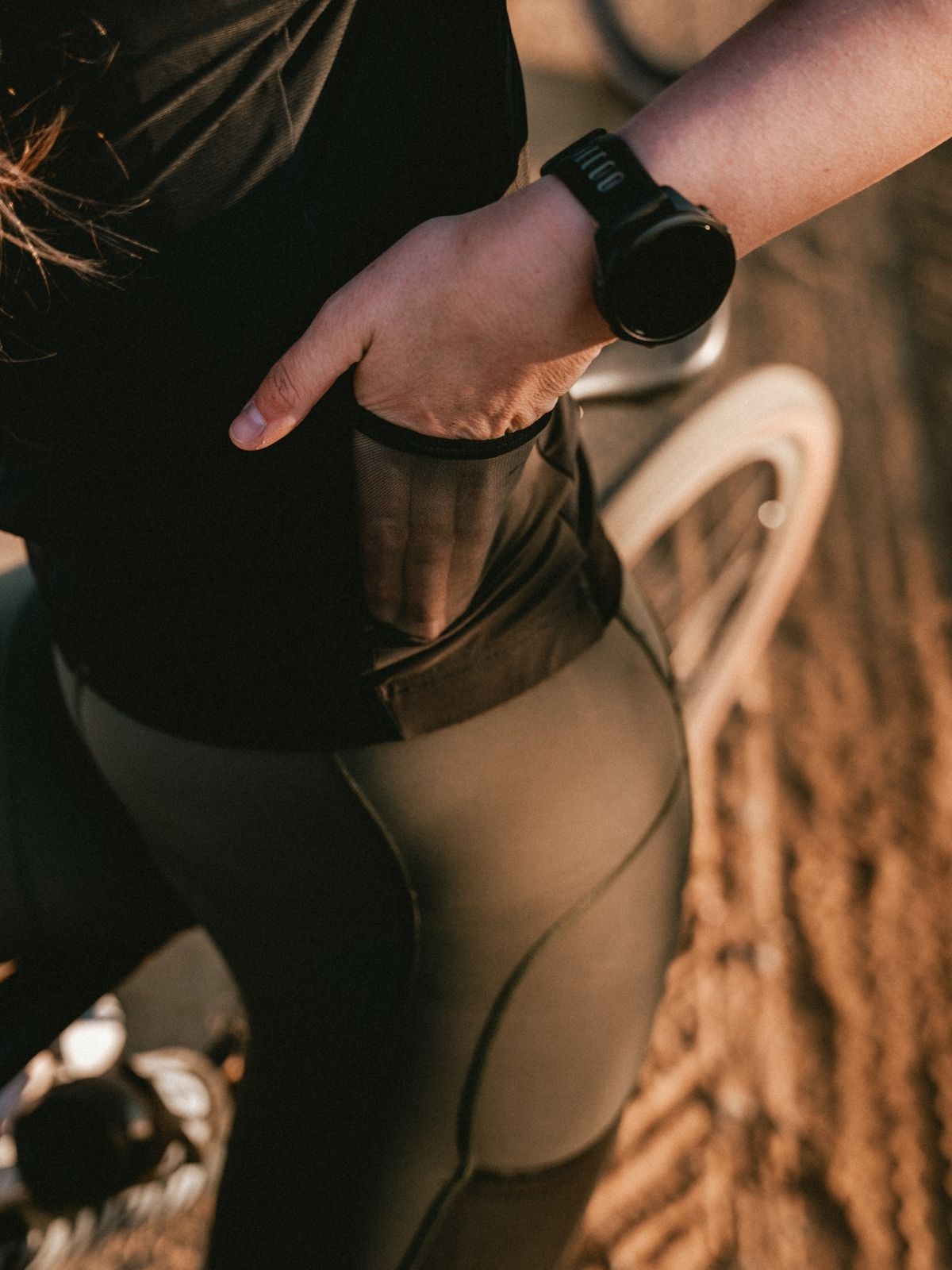 Maillot Gravel pour femme Olive