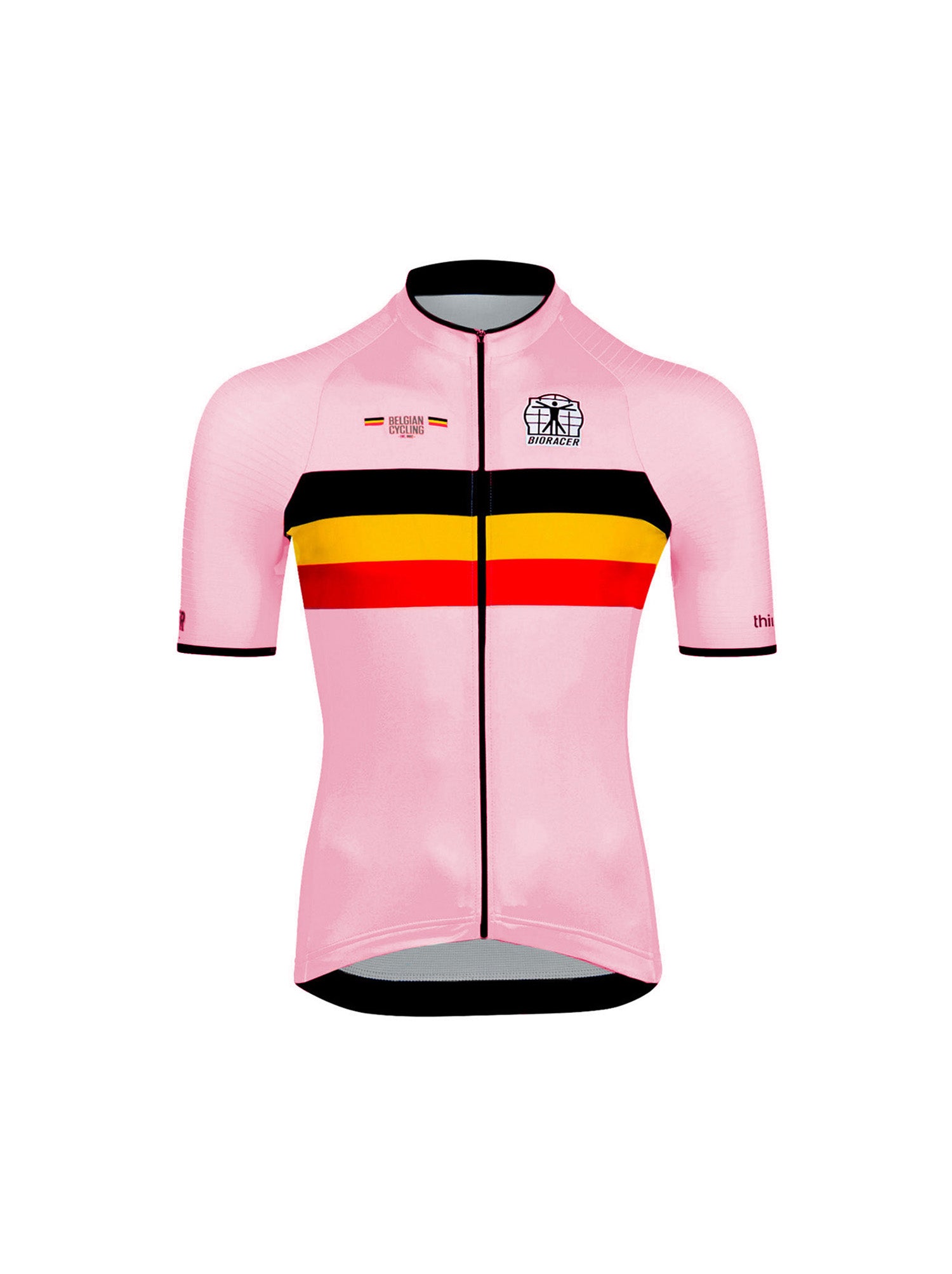 Official Belgian Cycling Icon Kids Jersey - Think Pink Edition