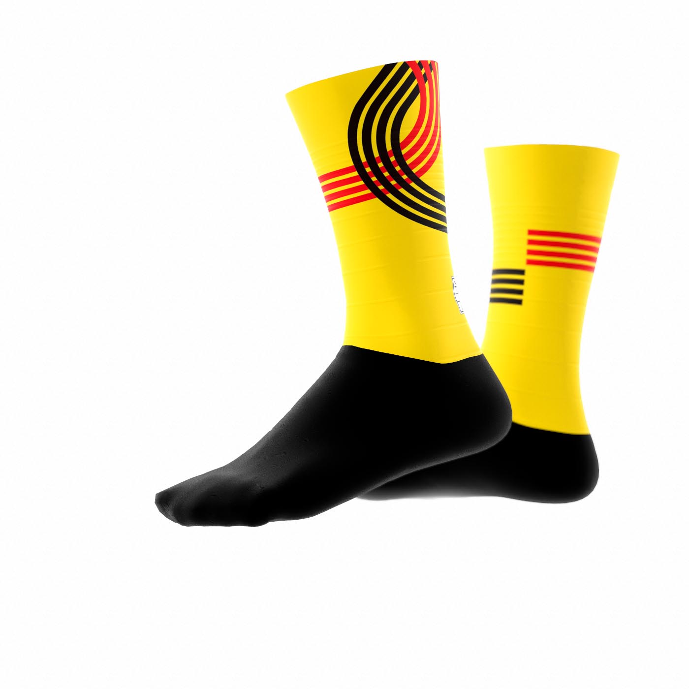 Officieel Team Belgium Technische Sokken Geel – Olympische Editie