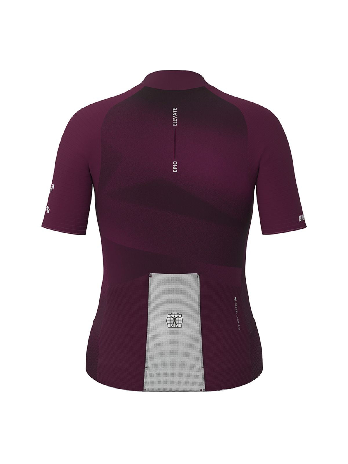 Epic Dames Wielershirt Burgundy Red