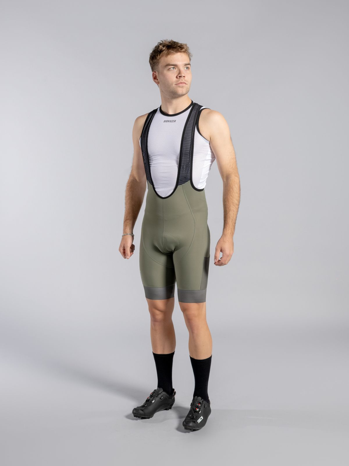 Icon Gravel Wielerbroek Thyme Green