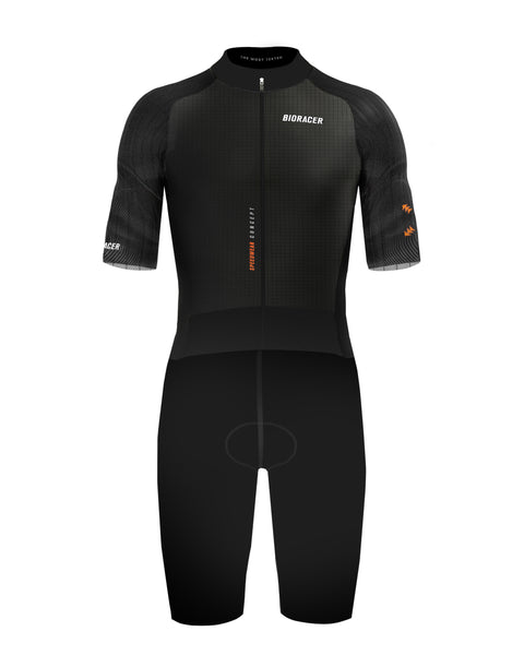 ウェア BIORACER RIDE ROAD RACE AERO SUIT XS Speedwear AeroLite Road Race Suit Black