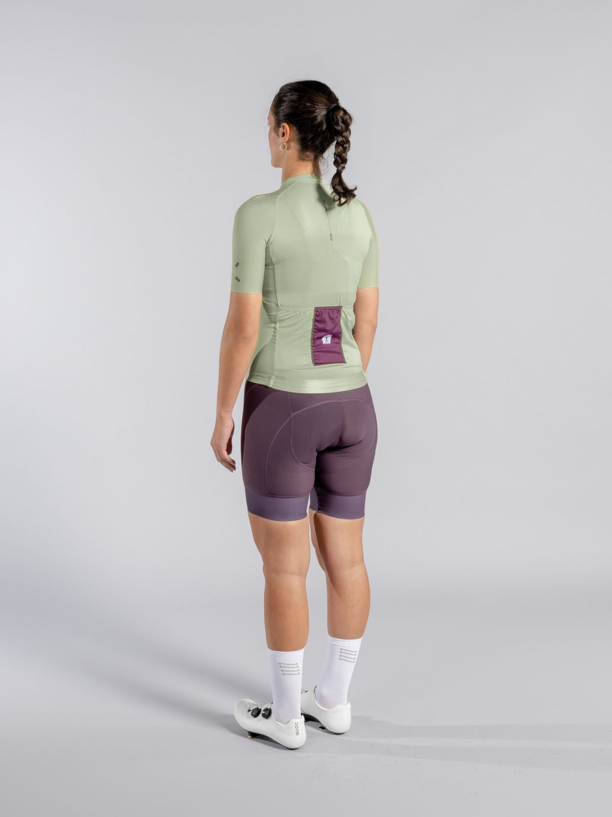 Icon Dames Wielershirt Pistachio Milk