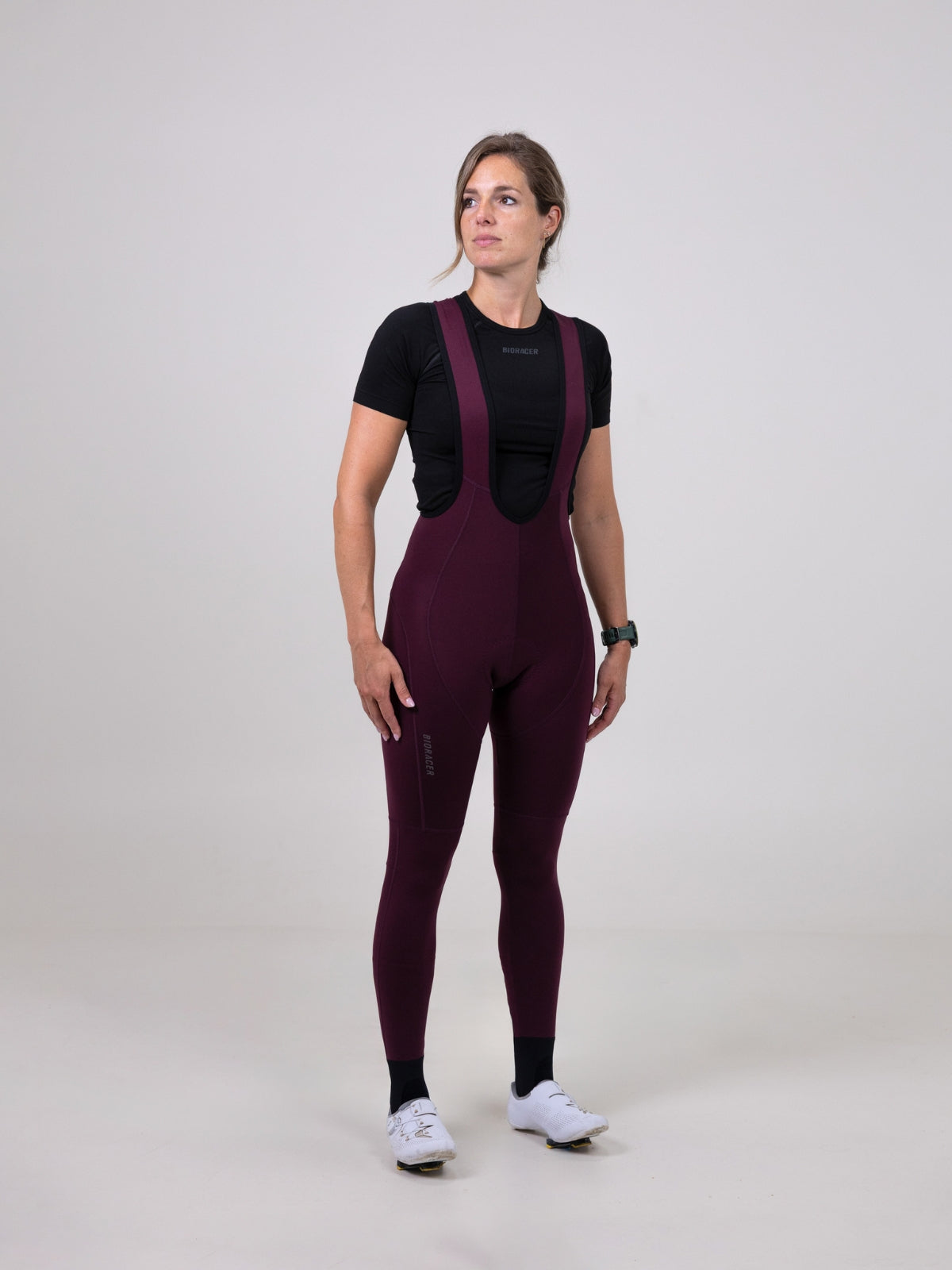 Tempest Light Dames Lange Wielerbroek Wine Red