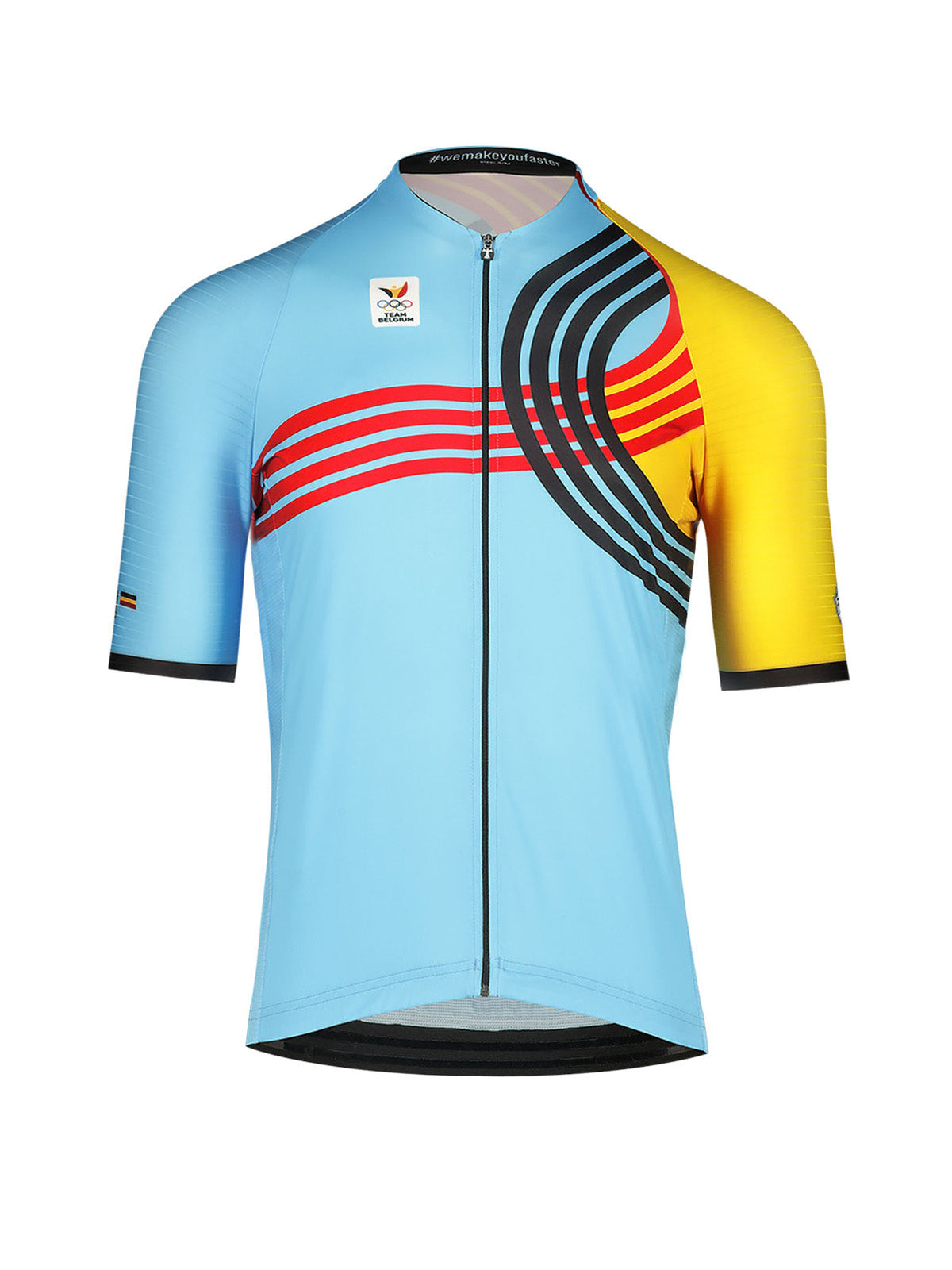 rennrad trikot belgien Offizielles Team Belgium Icon Trikot – Olympische Edition