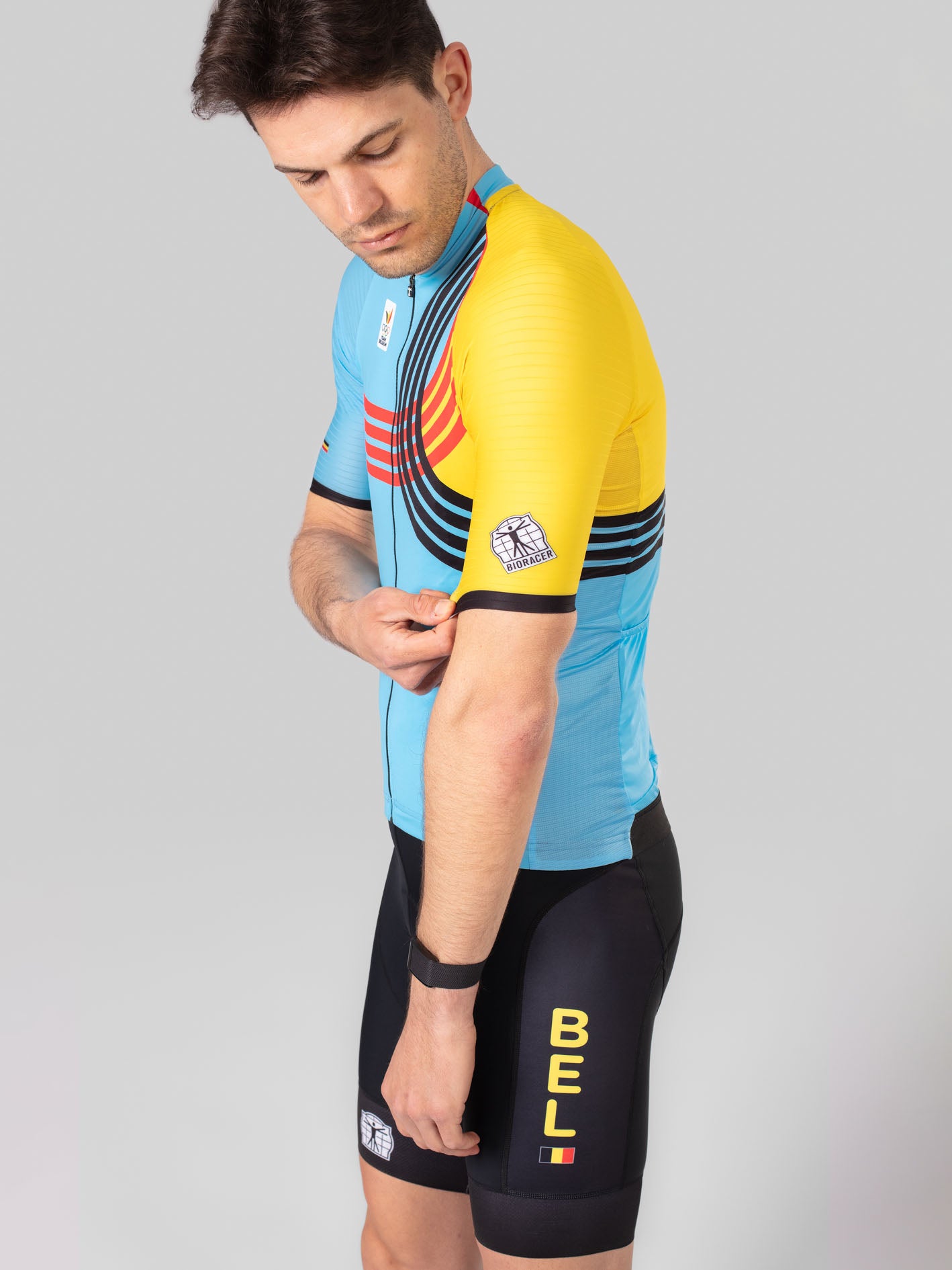 Officieel Team Belgium Icon Wielershirt – Olympische Editie
