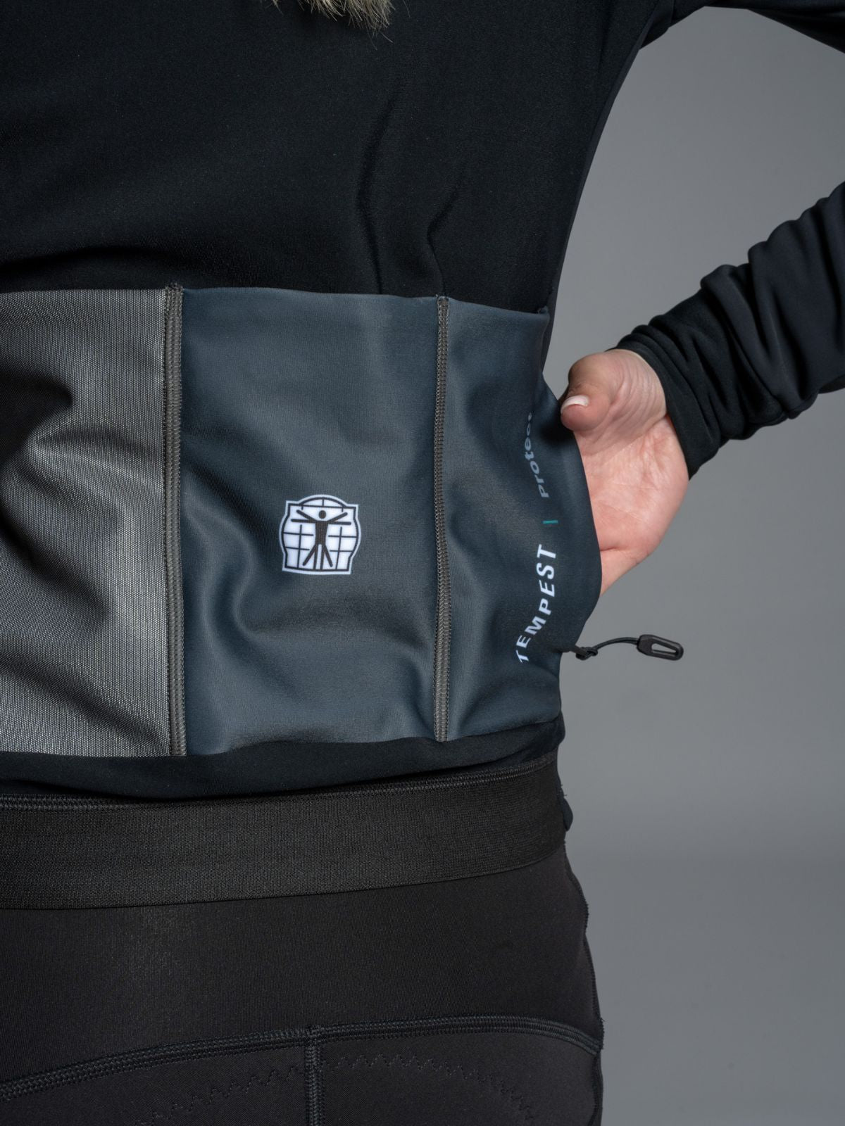 Chaqueta Tempest Protect Pixel Negro para mujeres
