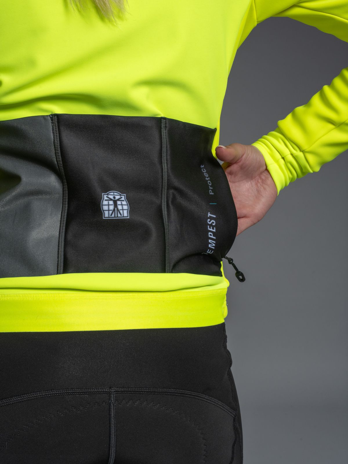 Tempest Protect Pixel Damenjacke Fluo Gelb