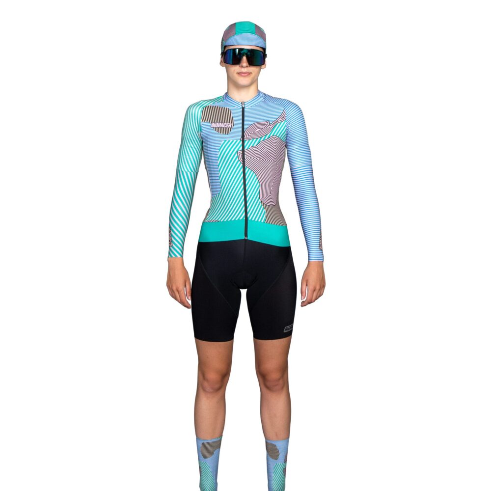 Epic Kontur Women's Jersey Green Pink