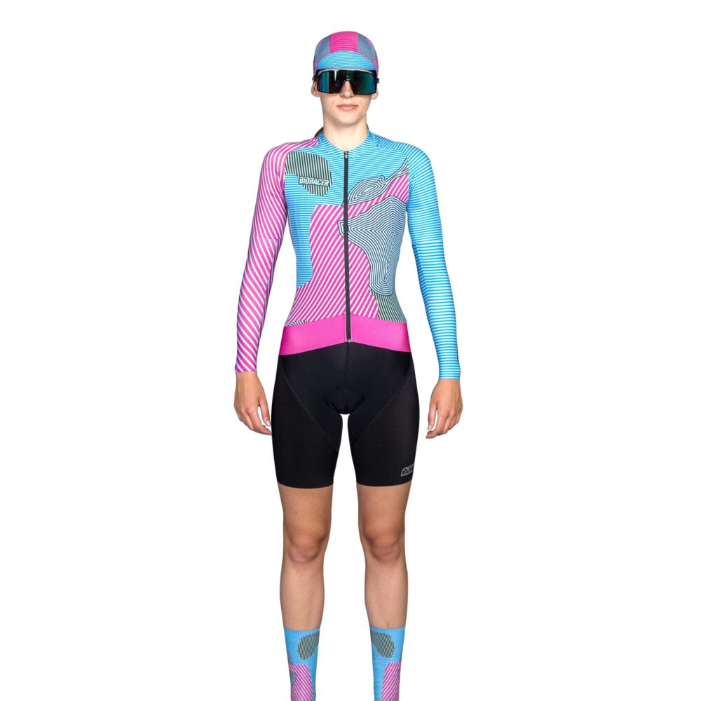 Epic Kontur Women's Jersey Pink Blue