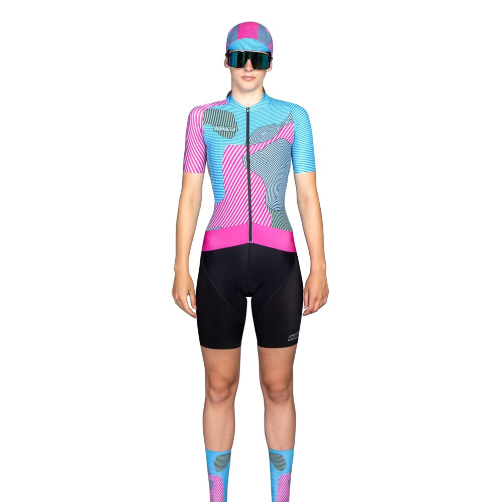 Epic Kontur Women's Jersey Pink Blue