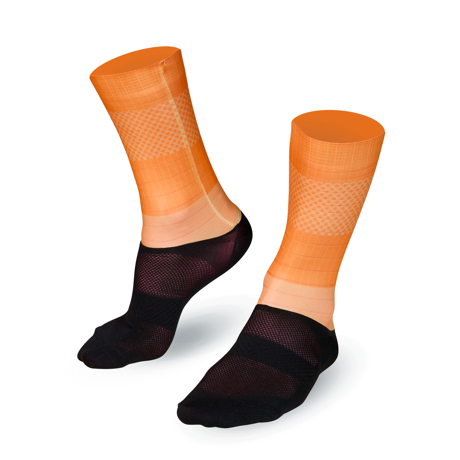 Elasticity Momentum bus Technical Socks Slice Orange | Bioracer