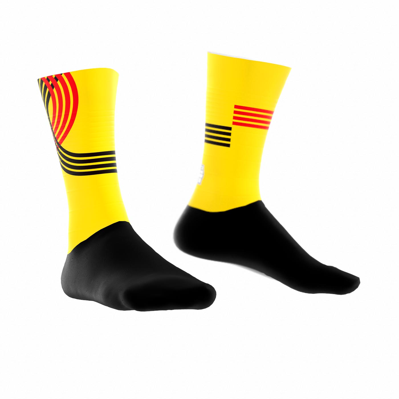 Official Team Belgium Technical Socks Yellow – Olympic Edition